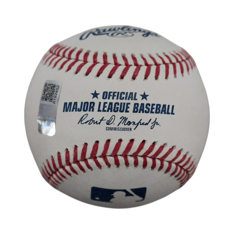Jim Leyritz New York Yankees Autographed Inscribed Last HR of the Century MLB Baseball CX Auth