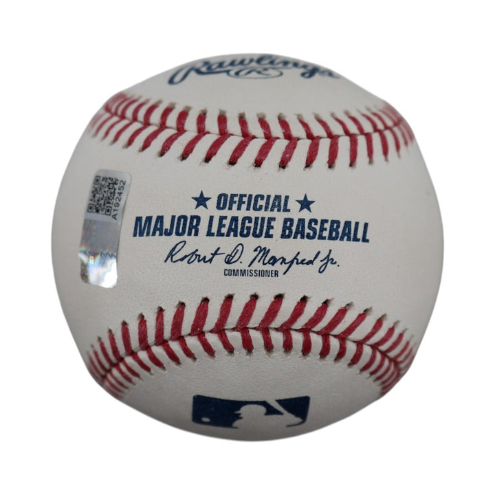 Jim Leyritz New York Yankees Autographed Inscribed Last HR of the Century MLB Baseball CX Auth