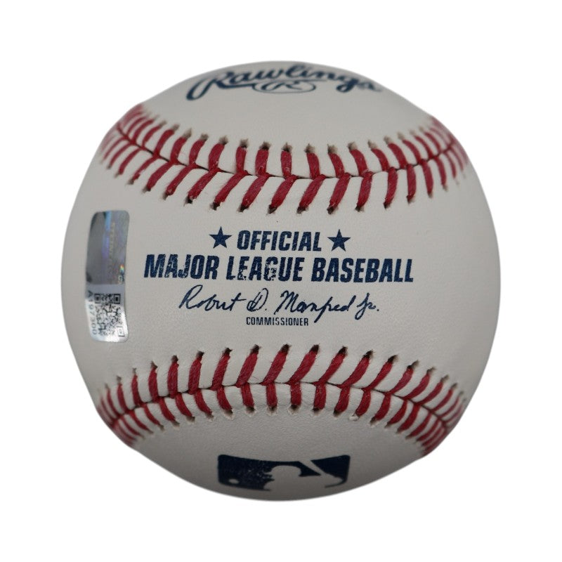 Jim Leyritz New York Yankees Autographed Inscribed 3x WSC MLB Baseball CX Auth