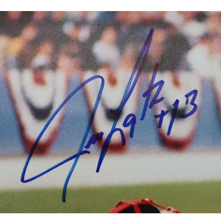 Jim Leyritz New York Yankees Autographed Inscribed 1996 WS HR Full Story 16x20 Photograph CX Auth