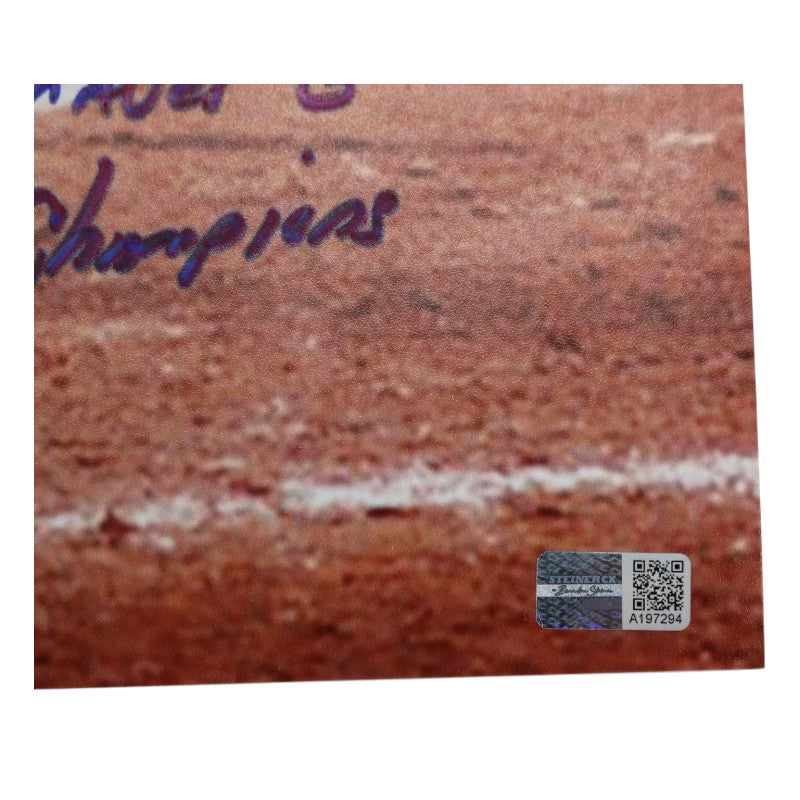 Jim Leyritz New York Yankees Autographed Inscribed 1996 WS HR Full Story 16x20 Photograph CX Auth