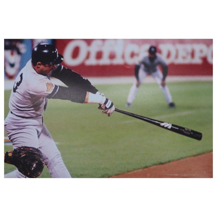 Jim Leyritz New York Yankees Autographed Inscribed 3x WSC 16x20 Photograph CX Auth