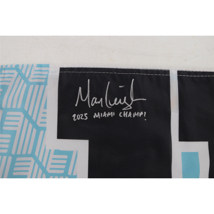Marc Leishman LIV Golf Miami 2025 Autographed Inscribed Hole #11 Pin Flag
