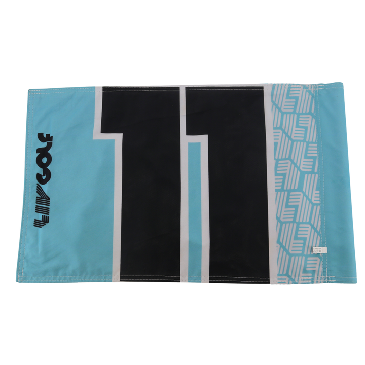 Marc Leishman LIV Golf Miami 2025 Autographed Inscribed Hole #11 Pin Flag