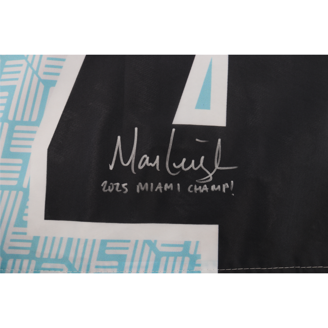 Marc Leishman LIV Golf Miami 2025 Autographed Inscribed Hole #4 Pin Flag
