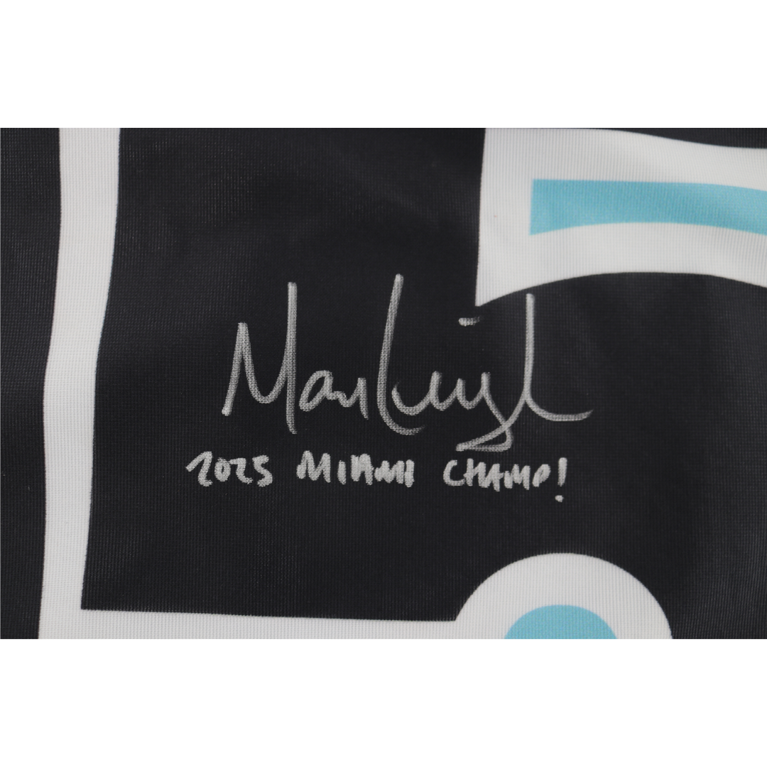 Marc Leishman LIV Golf Miami 2025 Autographed Inscribed Hole #15 Pin Flag