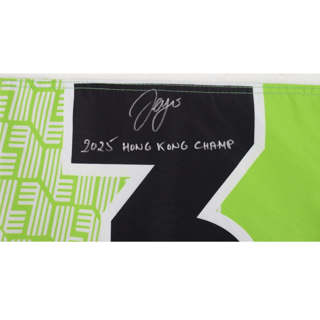Sergio Garcia LIV Golf Hong Kong 2025 Autographed Inscribed Hole #3 Pin Flag