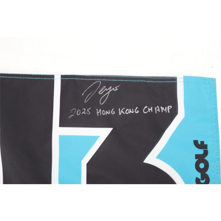 Sergio Garcia LIV Golf Hong Kong 2025 Autographed Inscribed Hole #13 Pin Flag
