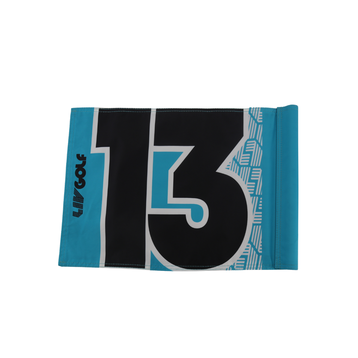Sergio Garcia LIV Golf Hong Kong 2025 Autographed Inscribed Hole #13 Pin Flag