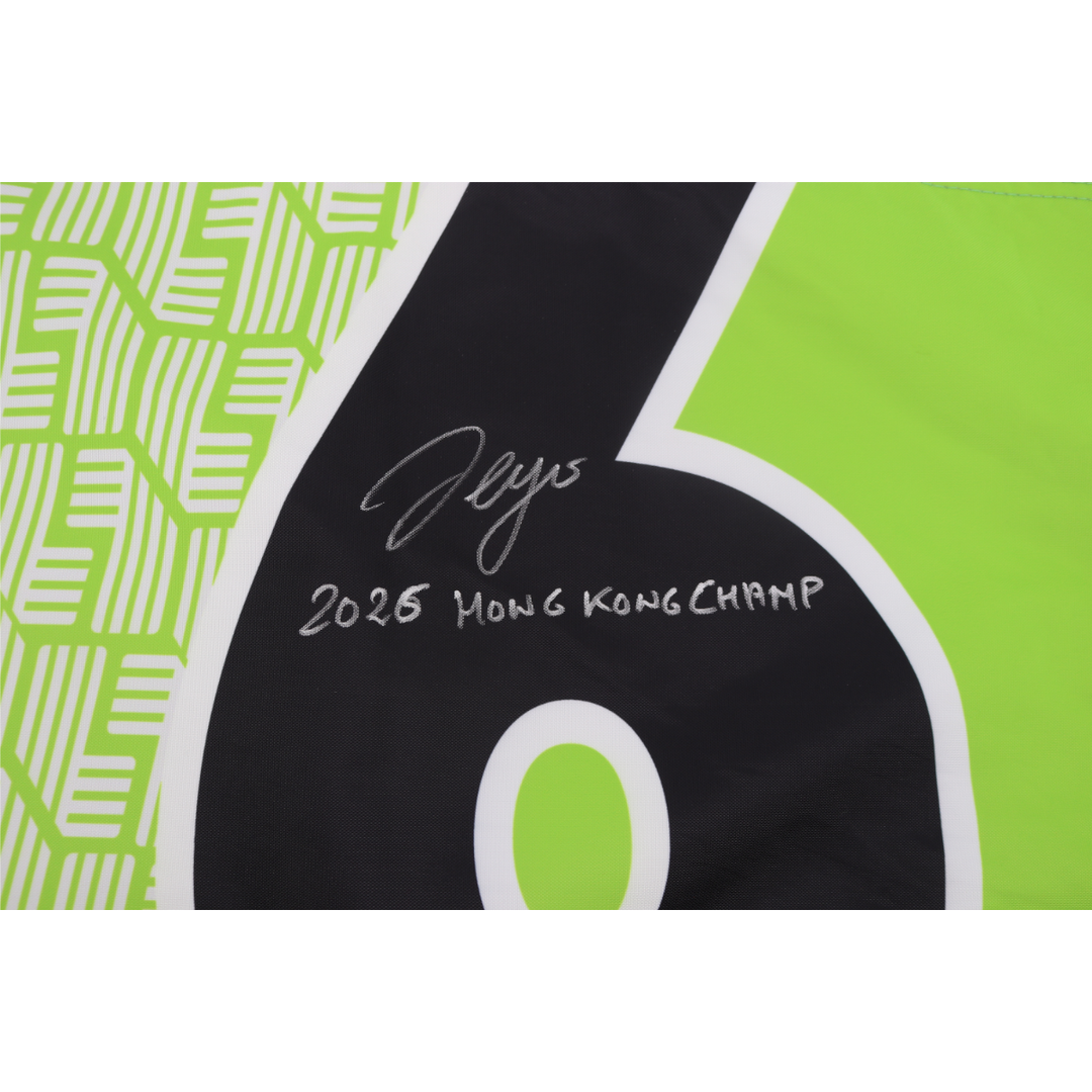 Sergio Garcia LIV Golf Hong Kong 2025 Autographed Inscribed Hole #6 Pin Flag