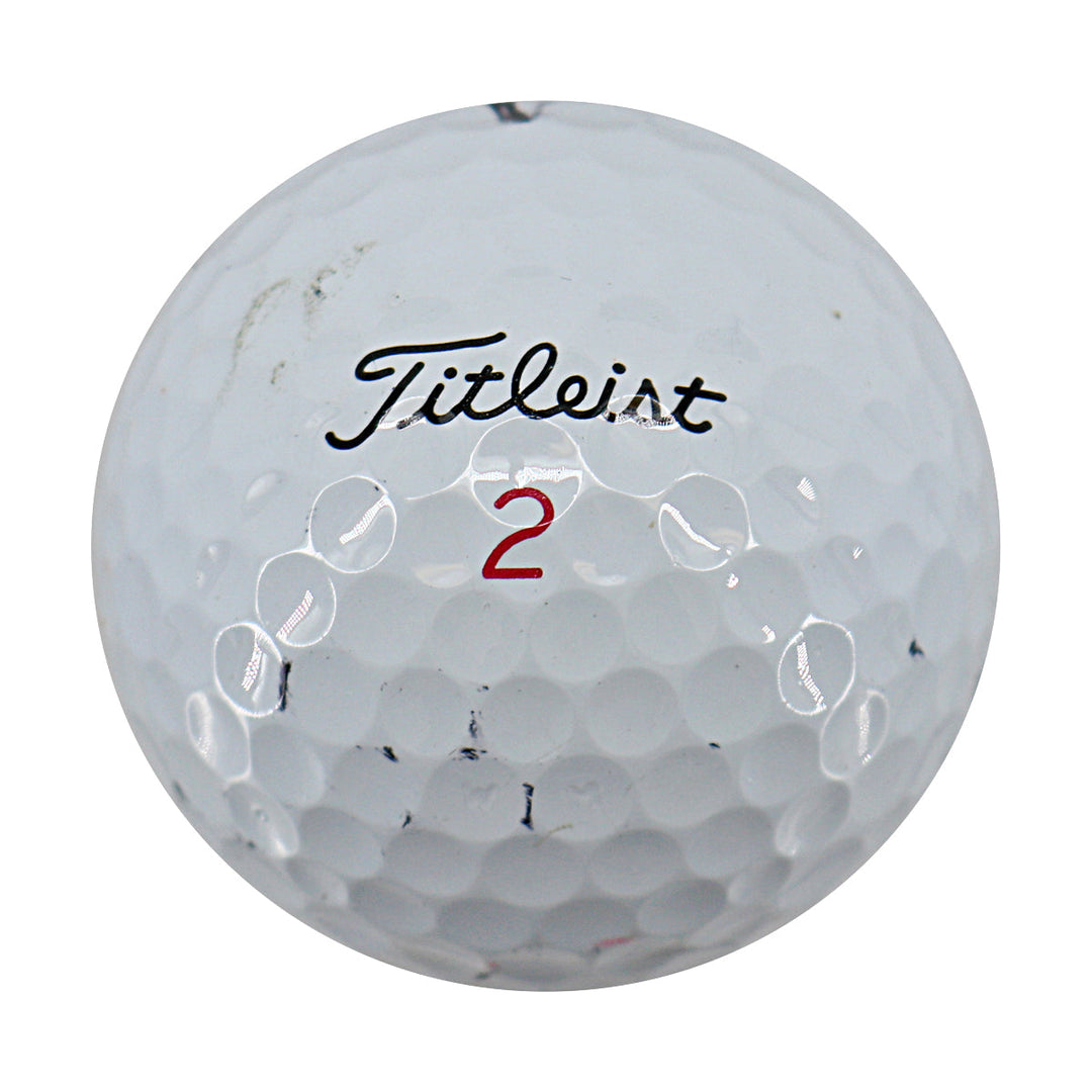 Sergio Garcia Team Fireballs Autographed LIV Michigan Event Used Titleist 2 Ball (LIV Golf LOA)
