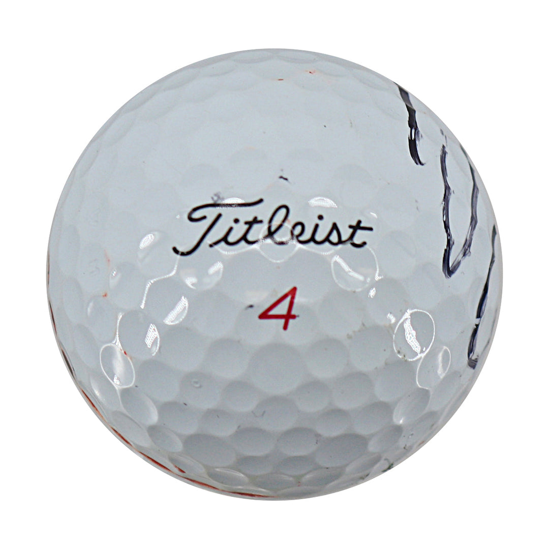 Sergio Garcia Team Fireballs Autographed LIV Michigan Event Used Titleist 4 Ball (LIV Golf LOA)