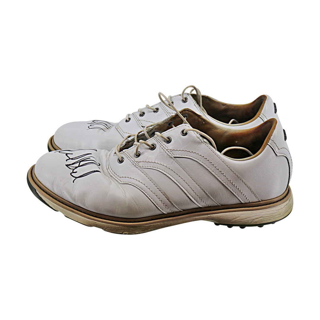Richard Bland Team Cleeks Autographed LIV Michigan Event Worn Pair of Adidas Shoes (LIV Golf LOA)