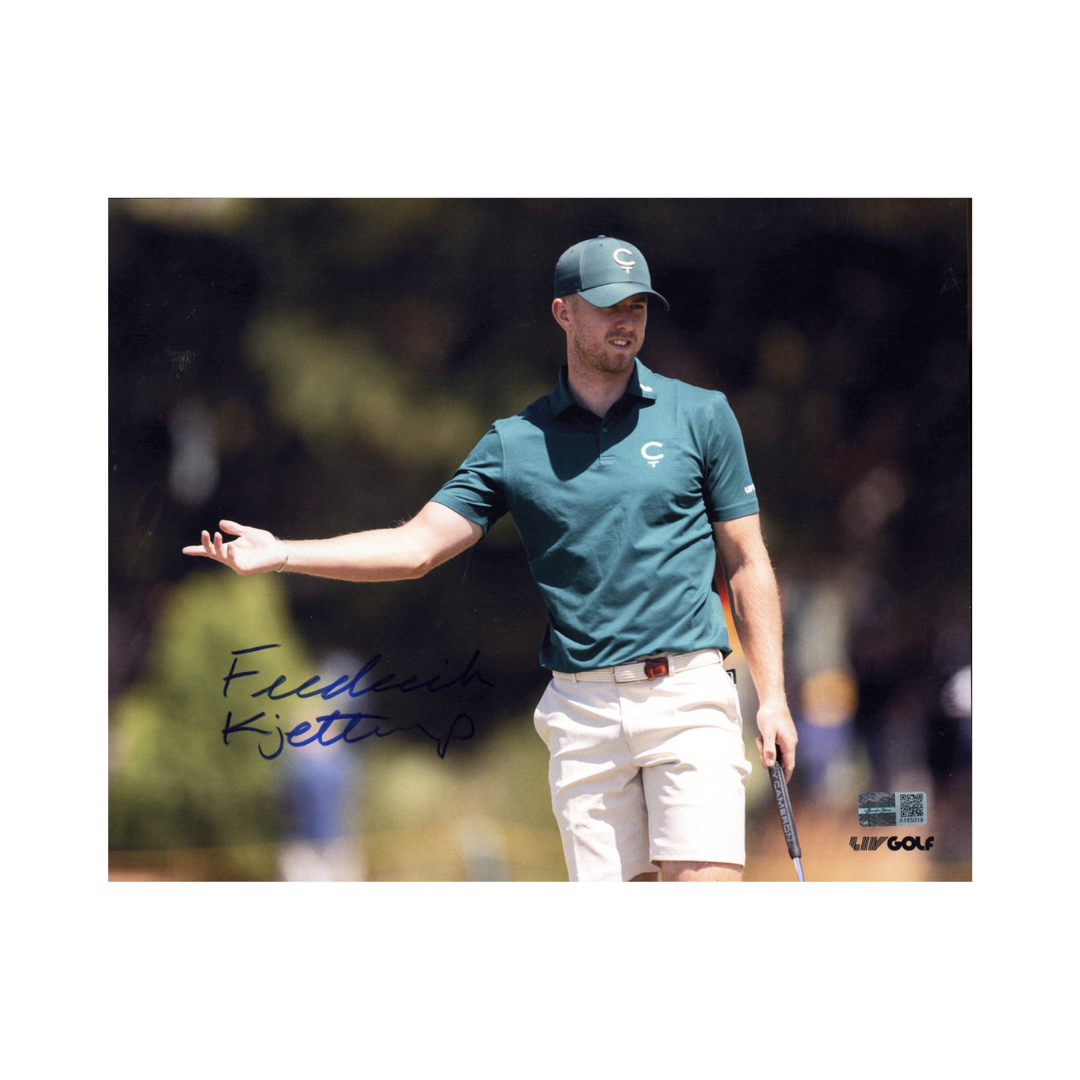 Frederik Kjettrup LIV Golf Autographed Signed 8x10 Photograph