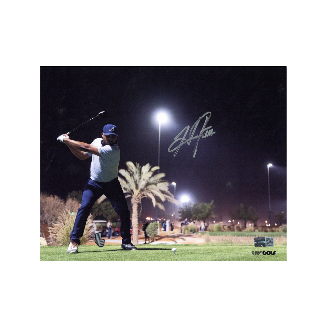 Harold Varner III LIV Golf Autographed Signed 8x10 Photograph