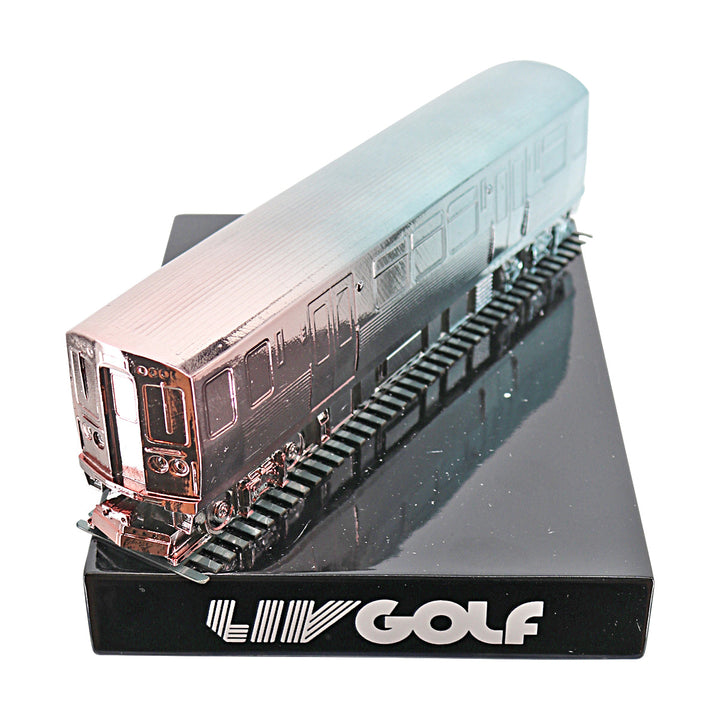 Dean Burmester LIV Golf Chicago 2025 Autographed L/E 2 of 60 Event Tee Marker (CX Auth)
