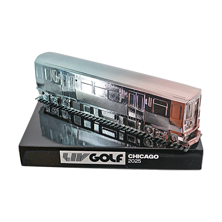 Dean Burmester LIV Golf Chicago 2025 Autographed L/E 19 of 60 Event Tee Marker (CX Auth)