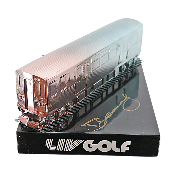 Dean Burmester LIV Golf Chicago 2025 Autographed L/E 19 of 60 Event Tee Marker (CX Auth)
