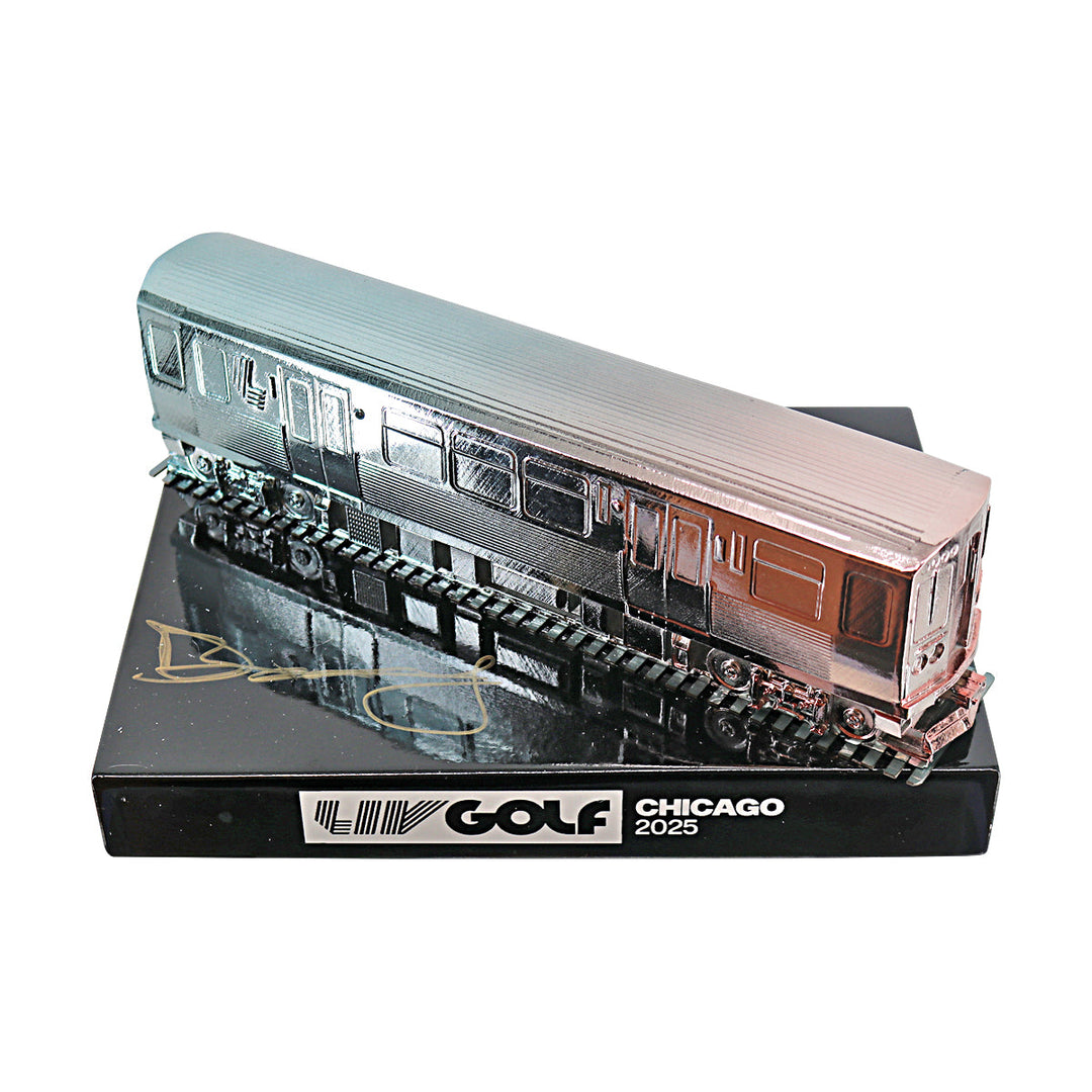 Dean Burmester LIV Golf Chicago 2025 Autographed L/E 21 of 60 Event Tee Marker (CX Auth)