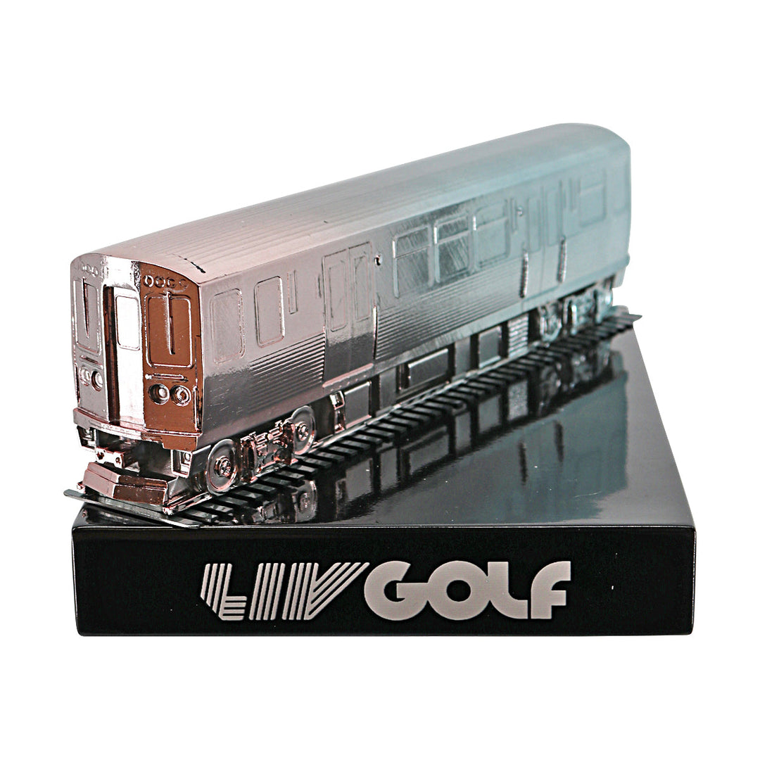 Dean Burmester LIV Golf Chicago 2025 Autographed L/E 21 of 60 Event Tee Marker (CX Auth)
