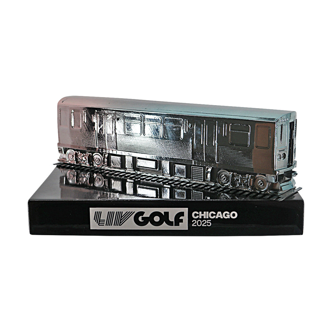 Dean Burmester LIV Golf Chicago 2025 Autographed L/E 21 of 60 Event Tee Marker (CX Auth)