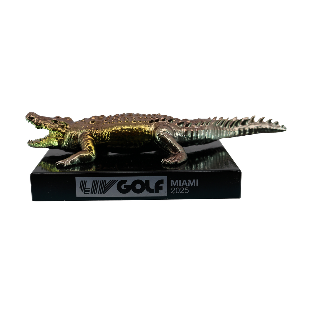 Marc Leishman LIV Golf Miami 2025 Autographed L/E 36 of 60 Event Used Tee Marker