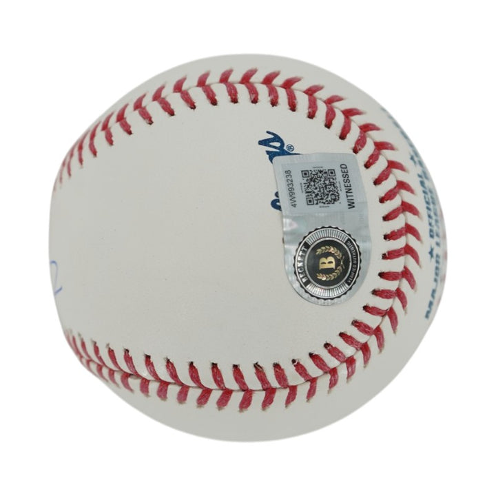 George Lombard Jr New York Yankees Autographed OMLB Baseball Beckett Auth