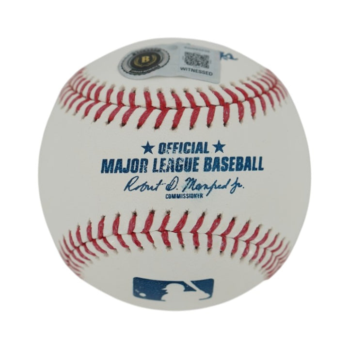 George Lombard Jr New York Yankees Autographed OMLB Baseball Beckett Auth