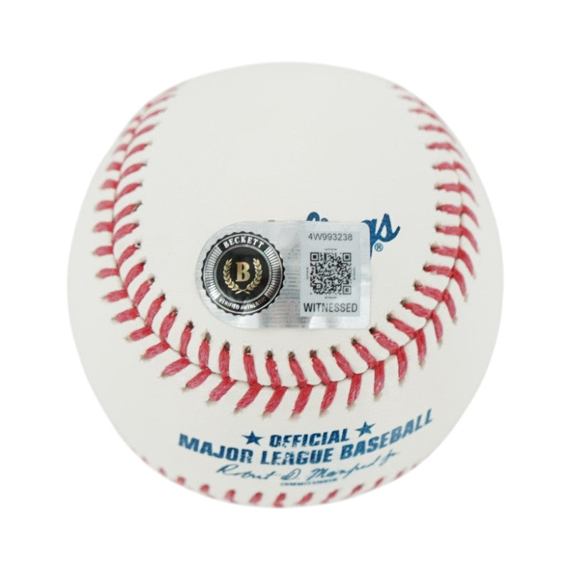 George Lombard Jr New York Yankees Autographed OMLB Baseball Beckett Auth