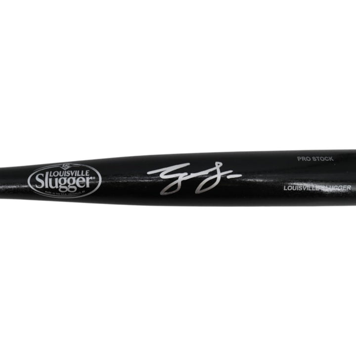 George Lombard Jr New York Yankees Autographed Louisville Slugger Bat Beckett Auth