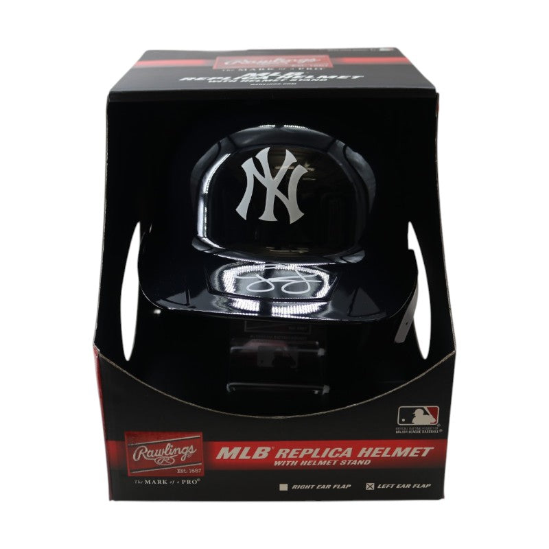 George Lombard Jr. New York Yankees Autographed Full Size Rawlings Batting Helmet Beckett Holo Only