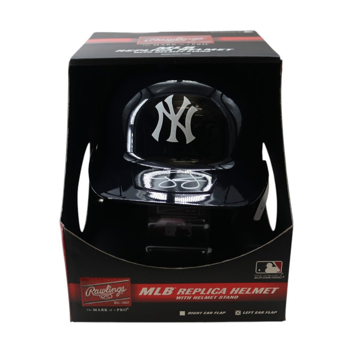 George Lombard Jr. New York Yankees Autographed Full Size Rawlings Batting Helmet Beckett Holo Only