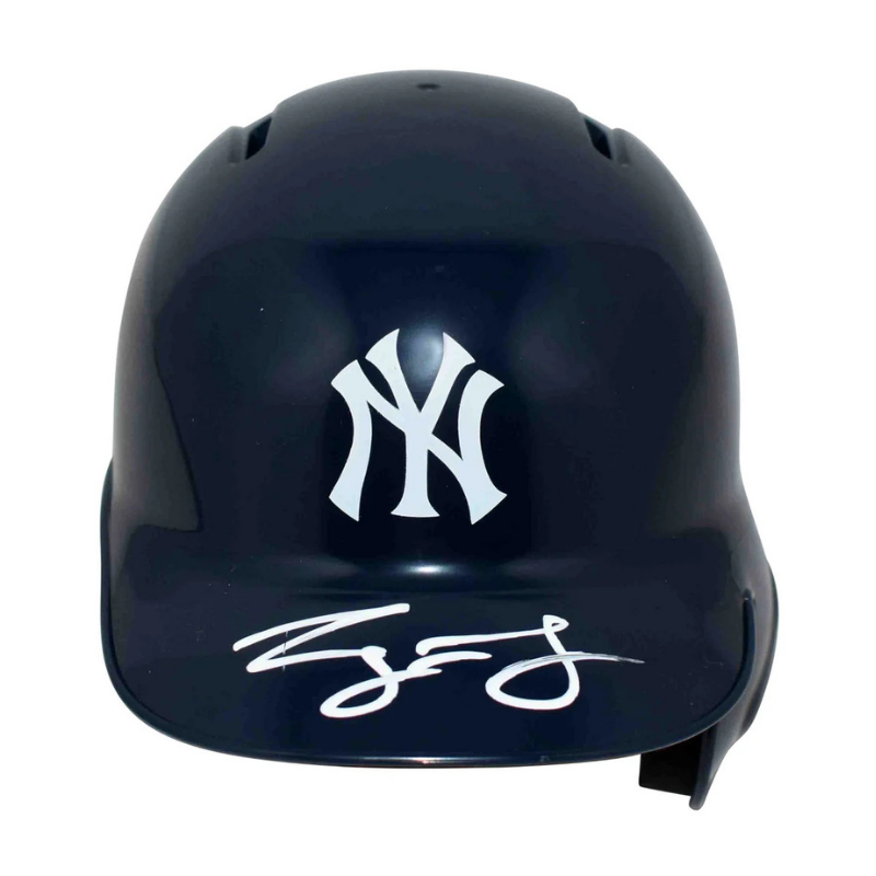 George Lombard Jr New York Yankees Autographed Mini Batting Helmet Beckett Auth
