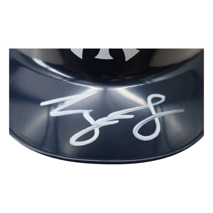 George Lombard Jr New York Yankees Autographed Mini Batting Helmet Beckett Auth