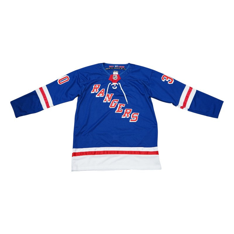 Henrik Lundqvist New York Rangers Autographed Blue Pro Style Jersey JSA Holo Only