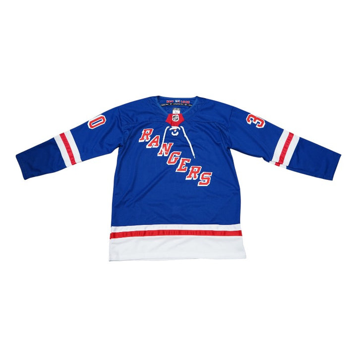 Henrik Lundqvist New York Rangers Autographed Blue Pro Style Jersey JSA Holo Only