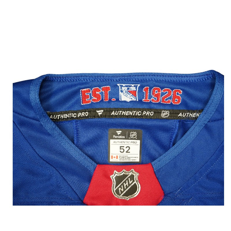 Henrik Lundqvist New York Rangers Autographed Blue Pro Style Jersey JSA Holo Only