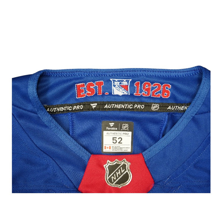Henrik Lundqvist New York Rangers Autographed Blue Pro Style Jersey JSA Holo Only