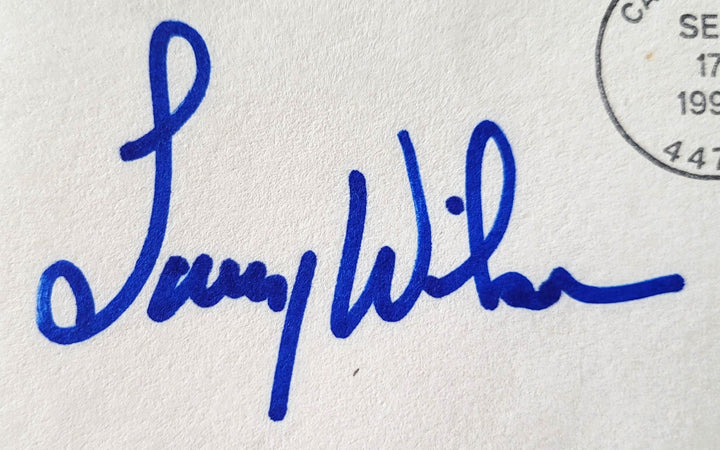 Larry Wilson St. Louis Cardinals Signed 75th Anniversary of the NFL September 17, 1994 Pro Football Hall of Fame First Day Cover (PSA)