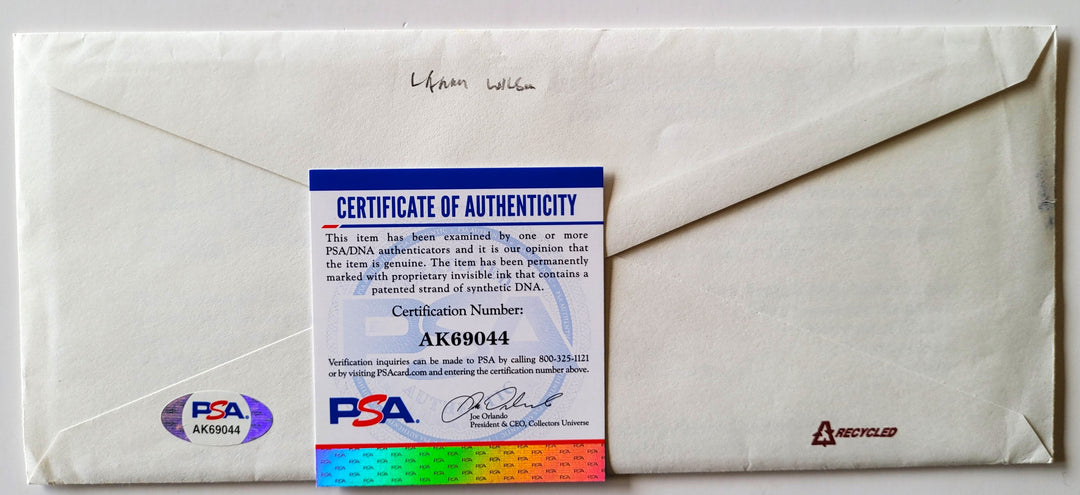 Larry Wilson St. Louis Cardinals Signed 75th Anniversary of the NFL September 17, 1994 Pro Football Hall of Fame First Day Cover (PSA)