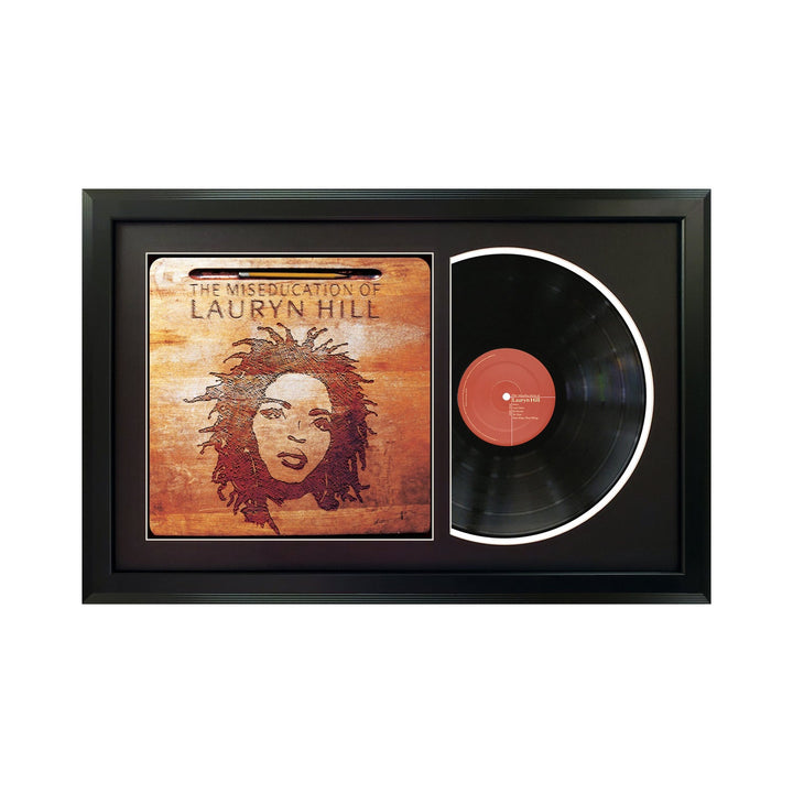 Lauryn Hill The Miseducation of Lauryn Hill Genuine Vinyl Record & Cover Professionally Framed 17.5  x 26.5  Wall Display with a Black Mat