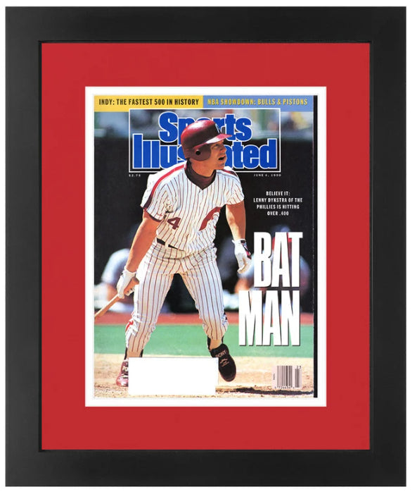 Lenny Dykstra Matted and Framed Sports Illustrated Magazine June 4, 1990 Original Issue