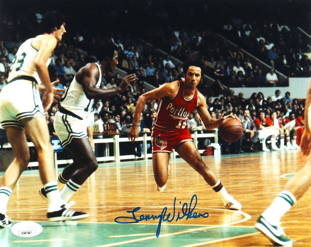 Lenny Wilkens Portland Trail Blazers and Hall of Famer Signed 8x10 Photo (JSA)