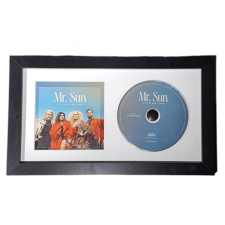 Little Big Town Signed Mr Sun CD Cover Framed Wall Display Beckett Certified Authentic