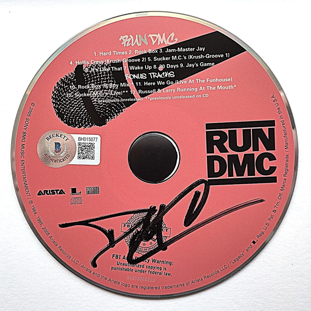 Darryl McDaniels Signed Run DMC Self Titled CD Framed Beckett Authentic Autograph COA