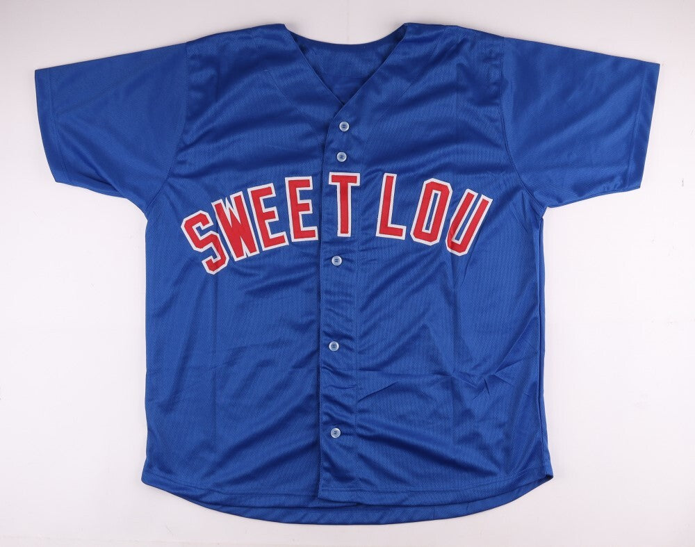 Lou Piniella Chicago Cubs Signed Custom "Sweet Lou" Jersey (JSA)