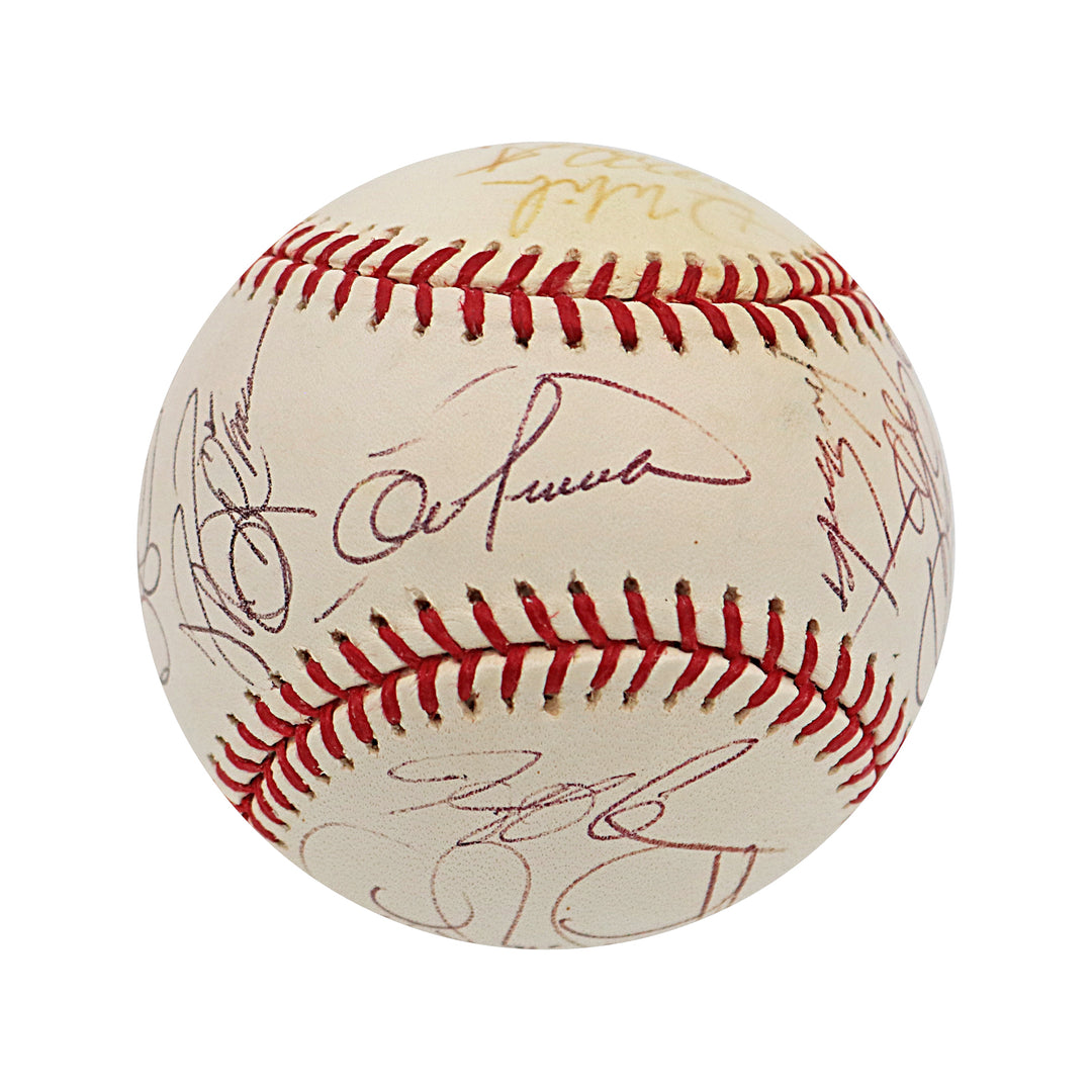 2002 Seattle Mariners 25+ Signature Autographed MLB "Toned" Baseball (Jeff Nelson LOA)