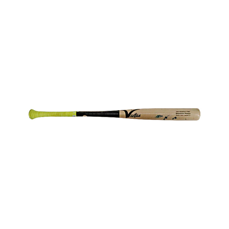Brandon Marsh Philadelphia Phillies 2024 Cracked Game Used Victus Pro Reserve YP66 Maple 34/31 Bat (Brandon Marsh CX LOA)