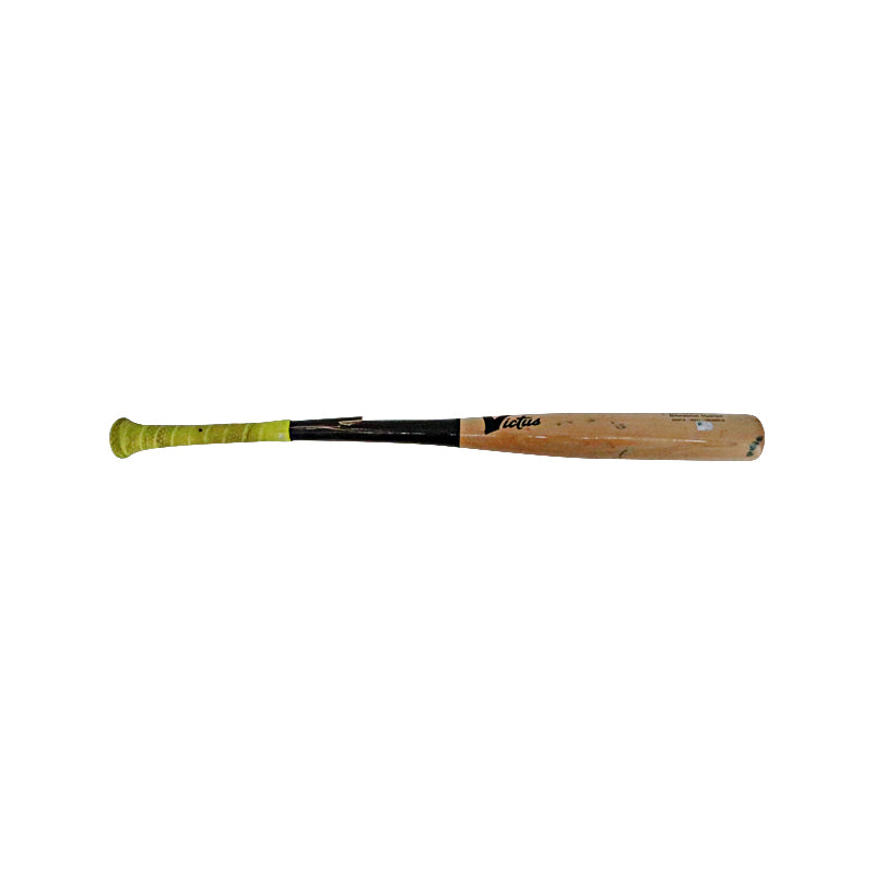 Johan Rojas Philadelphia Phillies 2024 Cracked Game Used Victus Pro Reserve Brandon Marsh YP66 Maple 34/31 Bat (MLB Auth)