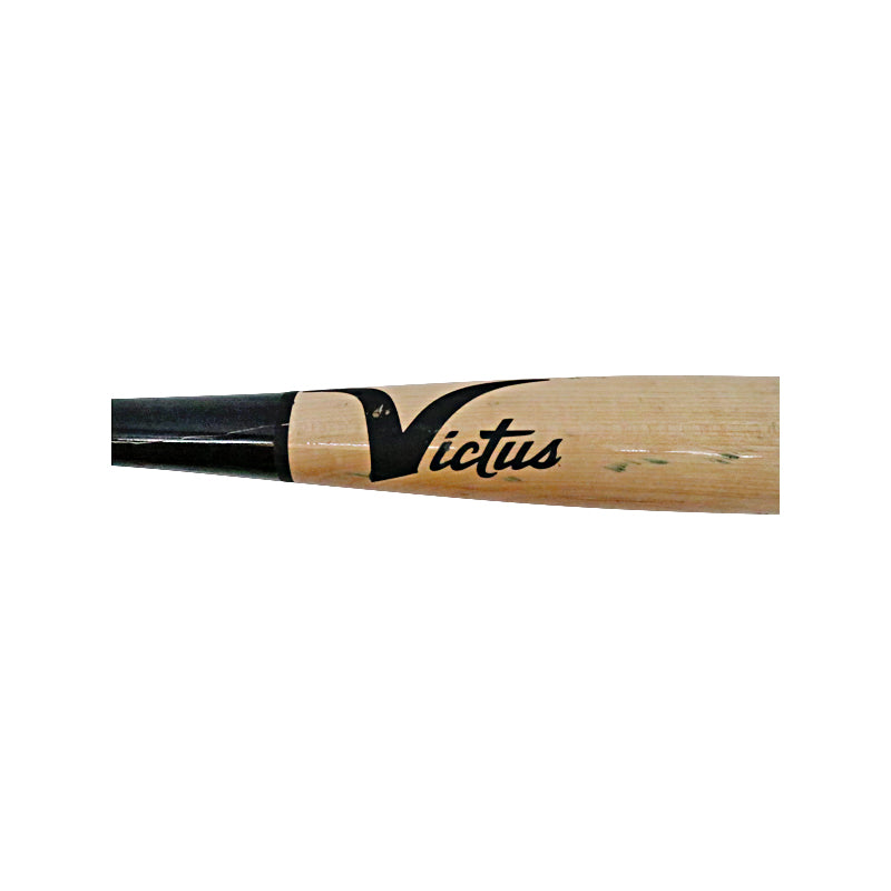 Johan Rojas Philadelphia Phillies 2024 Cracked Game Used Victus Pro Reserve Brandon Marsh YP66 Maple 34/31 Bat (MLB Auth)